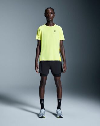 Men 5″ Performance 2/1 Shorts Black