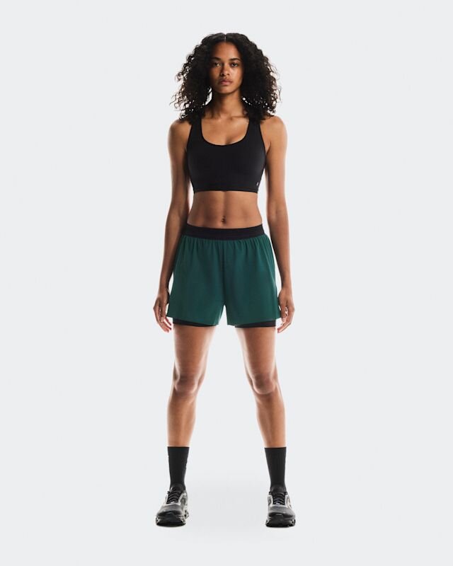 Women 3″ Performance 2/1 Shorts Spirulina | Black Women 3″ Performance 2/1 Shorts Spirulina | Black