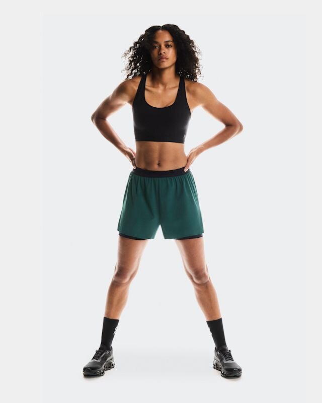 Women 3″ Performance 2/1 Shorts Spirulina | Black Women 3″ Performance 2/1 Shorts Spirulina | Black