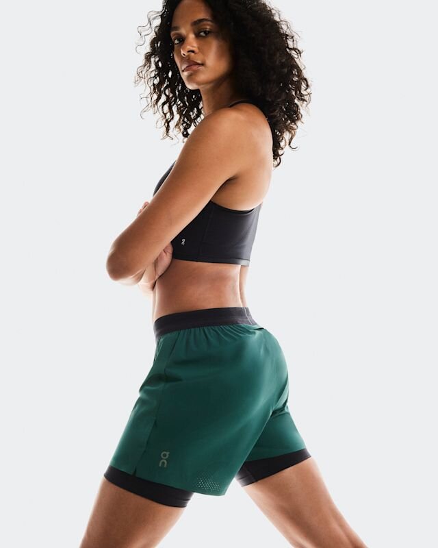 Women 3″ Performance 2/1 Shorts Spirulina | Black Women 3″ Performance 2/1 Shorts Spirulina | Black