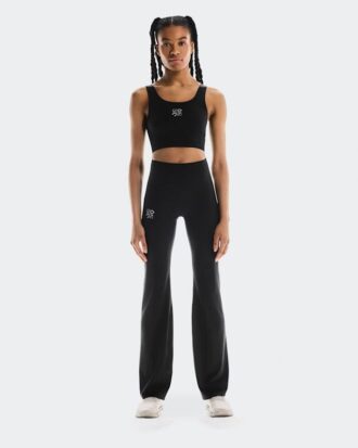 Women Soft Bootleg Pants LOEWE